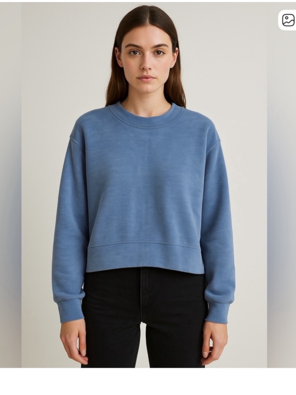 Lululemon Perfectly Oversized Crop Crew Softstreme Sweatshirt